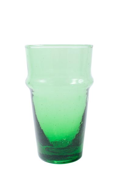 Beldi French Moroccan Tea Glass in Green (large)