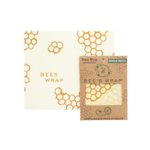 Bee's Wrap Small Single Wrap ~ Honeycomb Print